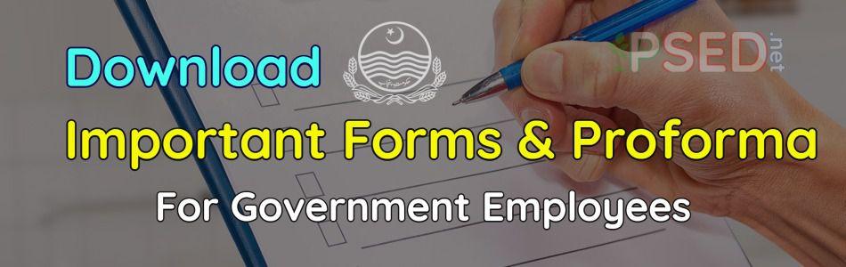 Download Forms and Proforma