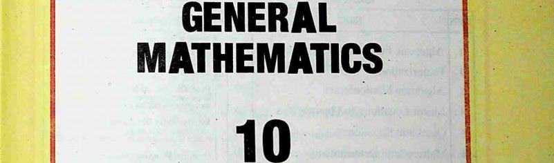 Class 10 General Math Notes English Medium Cover