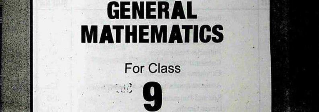 Class 9 General Math Notes English Medium Cover